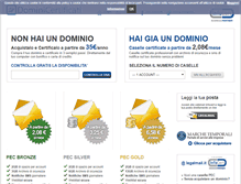 Tablet Screenshot of dominicertificati.com